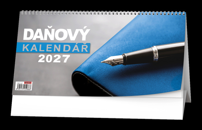 detail Stolní kalendář 2027 Daňový kalendář