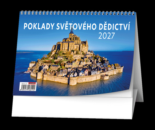 detail Stolní kalendář 2027 Poklady světového dědictví