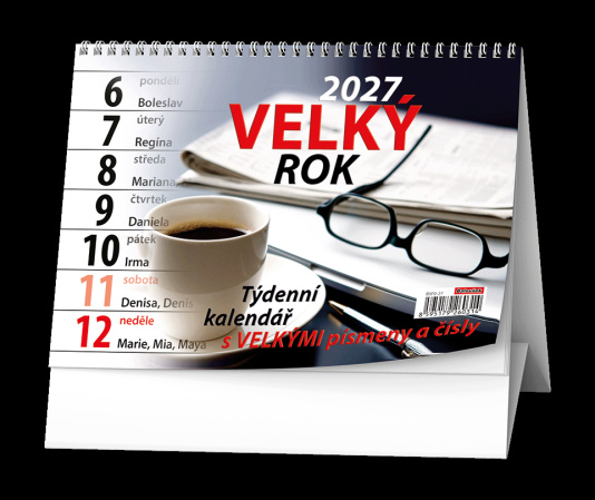 detail Stolní kalendář 2027 Velký rok