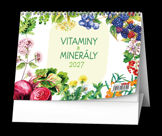 detail Stolní kalendář 2027 Vitaminy a minerály