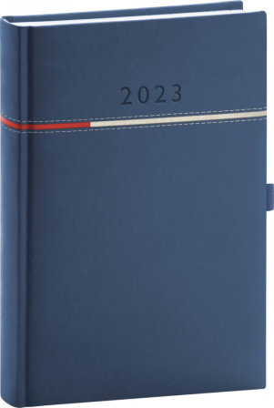 detail Denní diář Tomy 2023, modročervený, 15 × 21 cm