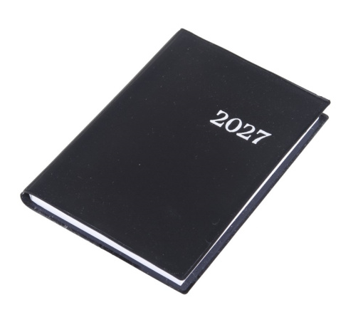 detail Diář 2026 čtrnáctidenní PVC černý