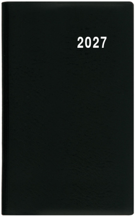 detail Diář 2027 čtrnáctidenní Gustav-PVC černý
