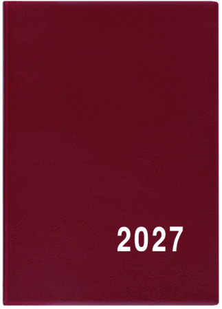 detail Diář 2027 čtrnáctidenní Hynek-PVC bordó