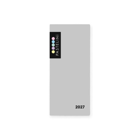 detail Diář 2027 čtrnáctidenní PASTELINi šedý