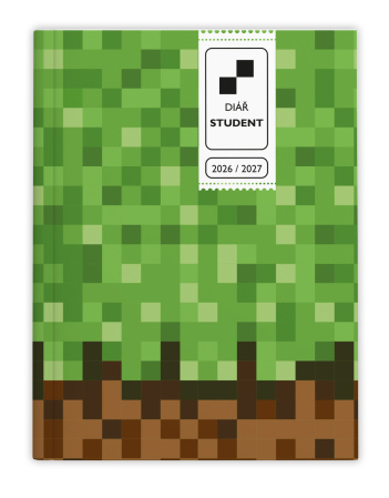 detail Diář 2026/27 týdenní kapesní Student V8 Kostky