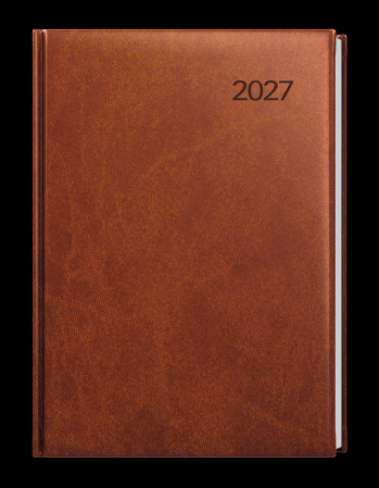 detail Diář 2026 týdenní A5 Oskar-Vivella hnědý