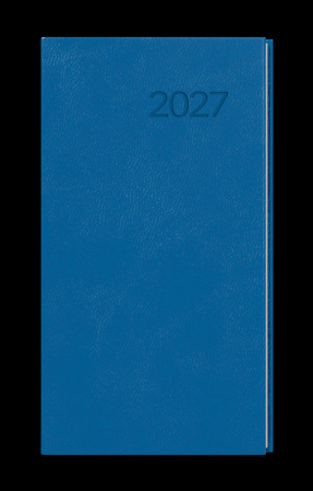 detail Diář 2027 týdenní kapesní Jakub-vivela modrý světlý