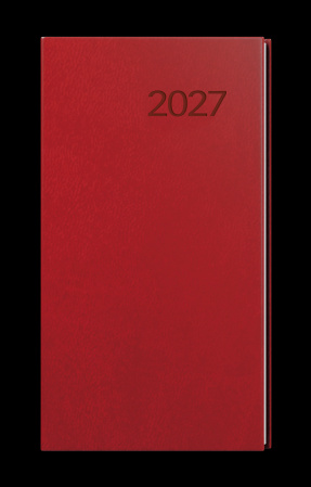 detail Diář 2027 týdenní kapesní Jakub-Vivella bordó