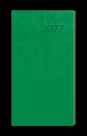 detail Diář 2027 týdenní kapesní Jakub-Vivella zelený