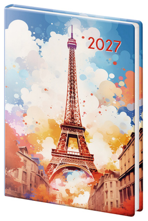 detail Diář 2027 týdenní kapesní A7 Vario Lyra Paris