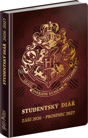 detail Diář 2026/27 týdenní kapesní Student Harry Potter