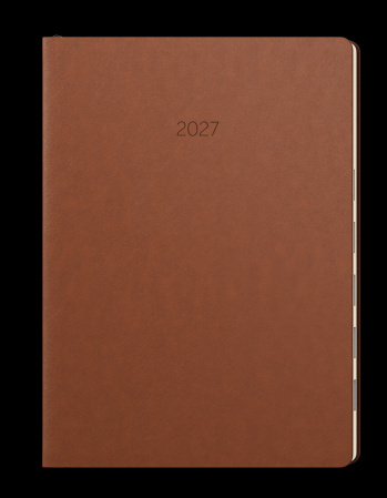 detail Diář 2027 denní B5 Maxim hnědý