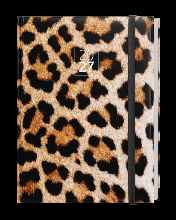 detail Diář 2027 denní B6 Adam-lamino Leopard