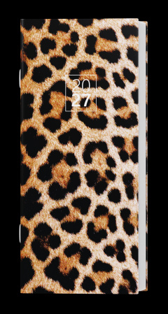 detail Diář 2027 měsíční Božka-lamino Leopard