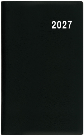 detail Diář 2027 měsíční Marika-PVC černý