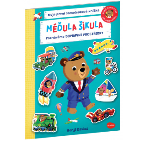 detail MÉĎULA ŠIKULA: POZNÁVÁME DOPRAVNÍ PROSTŘEDKY – Samolepková knížka