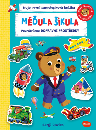 detail MÉĎULA ŠIKULA: POZNÁVÁME DOPRAVNÍ PROSTŘEDKY – Samolepková knížka