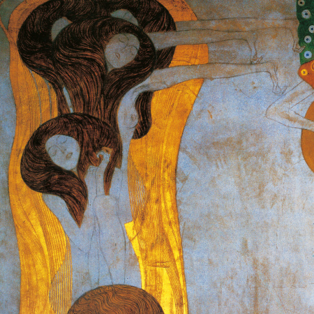 detail NOTIQUE Poznámkový kalendář Gustav Klimt 2025, 30 x 30 cm