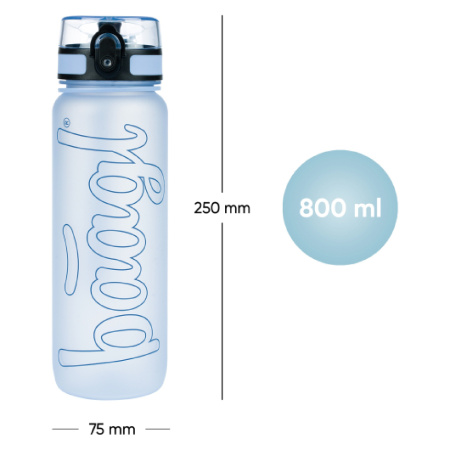detail BAAGL Tritanová láhev na pití Dust Blue, 800 ml