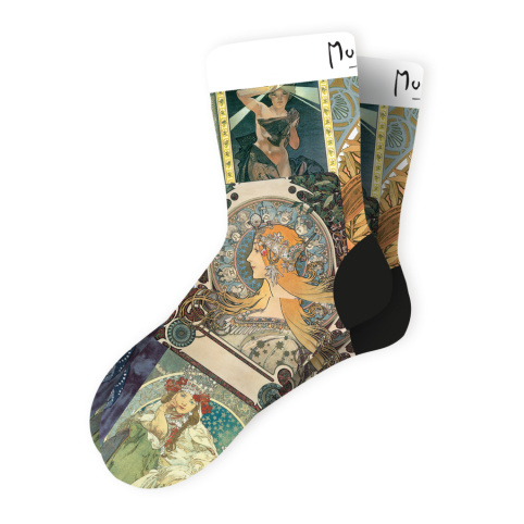 detail Ponožky Alfons Mucha, vel. 35-38