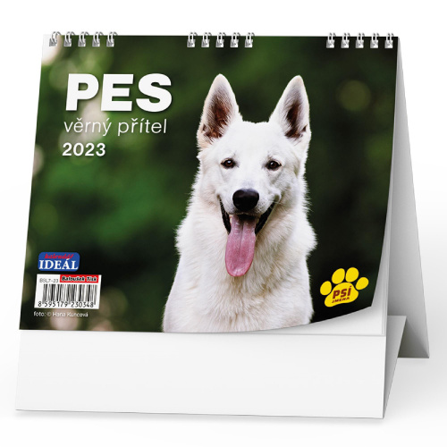 Kalendář stolní Ideal Pes věrný přítel