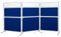 náhled Panel 2x3 Modular, 120 x 60 cm, filcový modrý