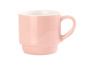 náhled Stohovatelný porcelánový hrnek 11 Oz - růžový