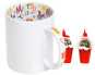 náhled Hrnek bílý 11 Oz s vnitřním potiskem - Merry Christmas