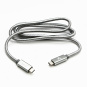 náhled USB kabel Logo C samec-USB C samec,1m Power Delivery 100W,10 Gb/s, stříbrný