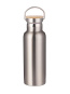 náhled Stříbrná termoska s bambusovým víčkem - 500 ml