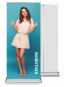 náhled Stříbrný Roll up banner EXCLUSIVE 200x85 cm