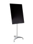 náhled Skleněný černý mobilní flipchart 100 x 70 cm