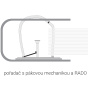 náhled Pořadač A4 8,0 cm páka CAESAR OFFICE IMPERATOR PP švestkový /E