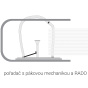náhled Pořadač A4 7,5cm páka CAESAR OFFICE IMPERATOR PP oranžová /E