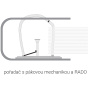 náhled Pořadač A4 7,5cm páka CAESAR OFFICE IMPERATOR PP šedá /E
