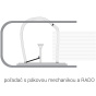 náhled Pořadač A4 8,0 cm páka CAESAR OFFICE IMPERATOR PP červený/E