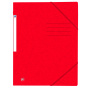 náhled Desky s gumou A4 Oxford červené