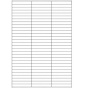náhled Etikety na archu A4 70x10 mm Smart po kuse /o