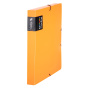 náhled Mapa s gumou Box A4 3 cm PP Opaline oranžová