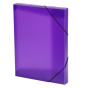 náhled Mapa s gumou Box A4 3 cm PP Opaline fialová