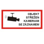 náhled Samolepka Objekt střežen kamerami se záznamem
