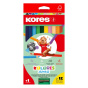 náhled Pastelky trojhranné Kolores Jumbo Kores 12ks/PP