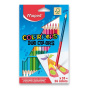 náhled Pastelky trojhranné Color'Peps Duo Maped 36ks/E