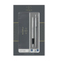 náhled Parker sada plnící pero + kuličková tužka Jotter St.Steel stříbrno černá