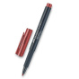 náhled Popisovač permanentní Faber-Castell metalický červený