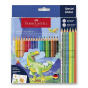 náhled Pastelky Faber-Castell Colour Grip Dinosaurus 18+6