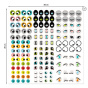 náhled Origami - sada papírů 60listů 20x20 70g ZOO