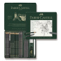 náhled Tužka grafitová Faber - Castell Pitt Monochrome Graphite plech 19ks