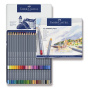 náhled Pastelky akvarelové Faber-Castell Goldfaber Aqua v pelchové krabičce 48 barev